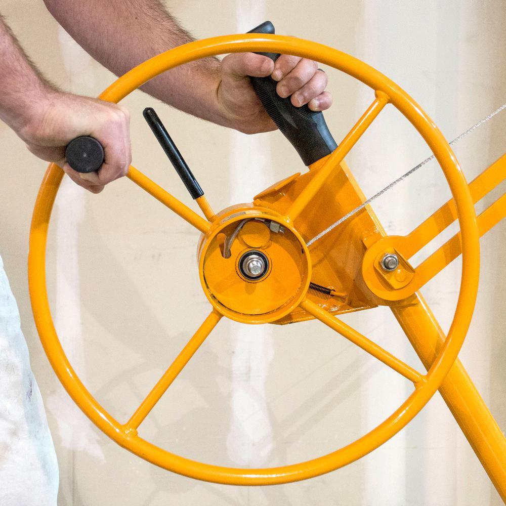 11 ft. Drywall Hoist with 6 ft. Extension Combo - Super Arbor