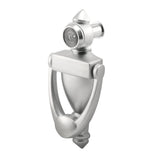 Satin Nickel Door Knocker and 180-Degree Viewer - Super Arbor
