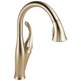 Addison Single-Handle Pull-Down Sprayer Kitchen Faucet with MagnaTite Docking in Champagne Bronze