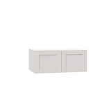 Shaker Assembled 36x20x24 in. Deep Wall Bridge Cabinet in Vanilla White - Super Arbor