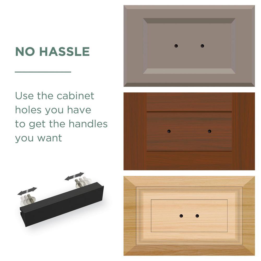 Inclination 1 in. to 4 in. (25 mm to 102 mm) Champagne Bronze Adjustable Drawer Pull - Super Arbor