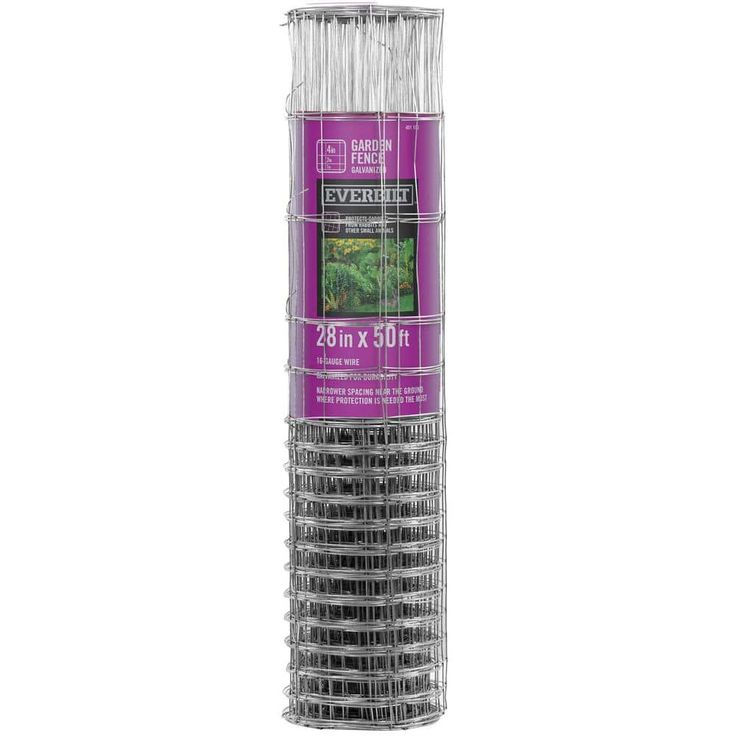 Everbilt 2.3 ft. x 50 ft. Galvanized Steel Garden Welded Wire Fence