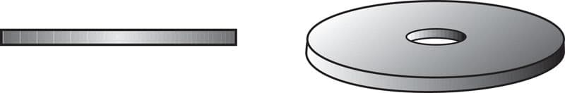 Hillman Zinc-Plated Steel 3/16 in. Fender Washer, 100-Pack