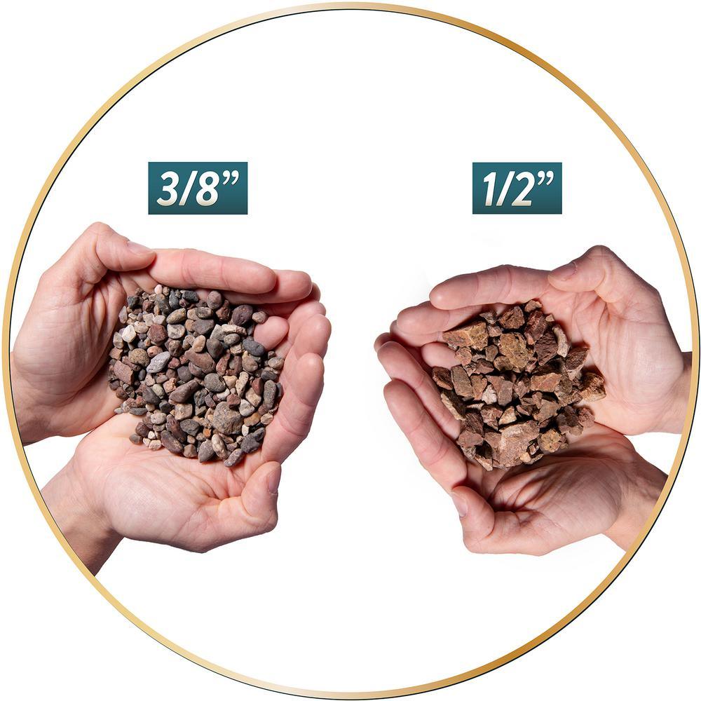 25 cu. ft. 3/8 in. Ironwood Bulk Landscape Rock and Pebble for Gardening, Landscaping, Driveways and Walkways - Super Arbor