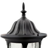 Suffolk 3-Light Matte Black Outdoor Surface-Mount Post Fixture