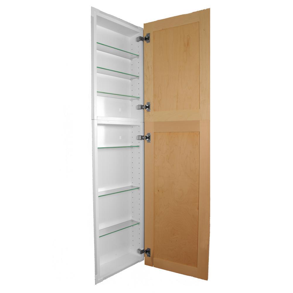 Silverton 14 in. x 56 in. x 4 in. Frameless Recessed Medicine Cabinet/Pantry - Super Arbor