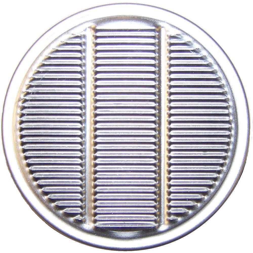 2 in. Aluminum Round Louvered Vulcan Vent - Super Arbor
