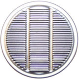 2 in. Aluminum Round Louvered Vulcan Vent - Super Arbor