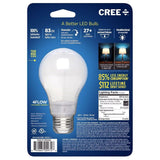 Cree 40W Equivalent Soft White A19 Dimmable LED Light Bulb with 4Flow Filament Design (8-Pack)