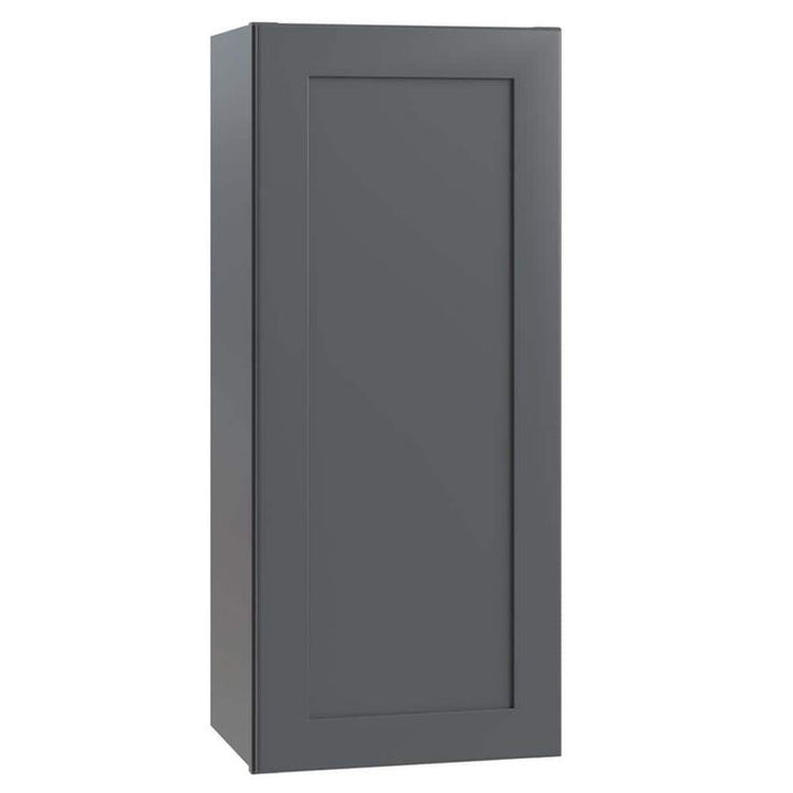 Home Decorators Collection Newport 18 in. W x 12 in. D x 42 in. H Assembled Plywood Wall Kitchen Cabinet in Deep Onyx with Soft Close