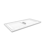 1 ft. x 2 ft. White Integrated LED Flat Light Surface Mount