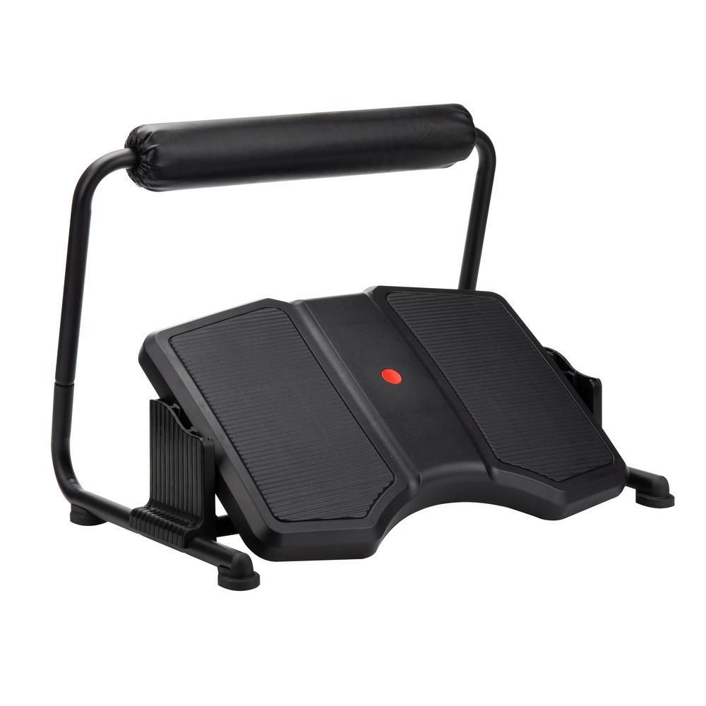 Black Footrest for Under Desk with Customizable Heights - Super Arbor