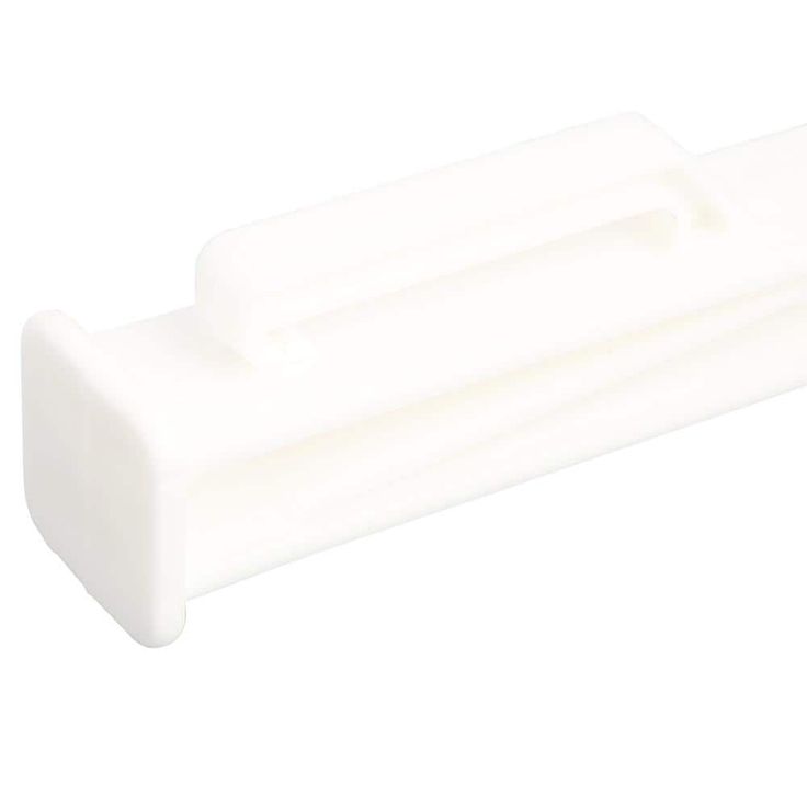 Everbilt 1 in. x 1 in. x 4 ft. White Step-In Fence Post