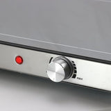 Electric Black Warming Tray with Adjustable Temperature Controls