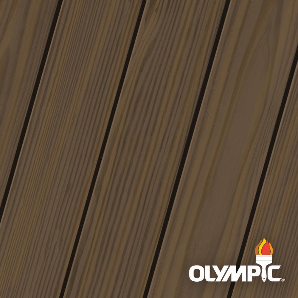 Olympic Maximum 5 gal. Espresso Semi-Transparent Exterior Stain and Sealant in One - Super Arbor