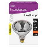 Feit Electric 250-Watt Clear BR40 Dimmable Incandescent 120-Volt Infrared Heat Lamp Light Bulb (1-Bulb)