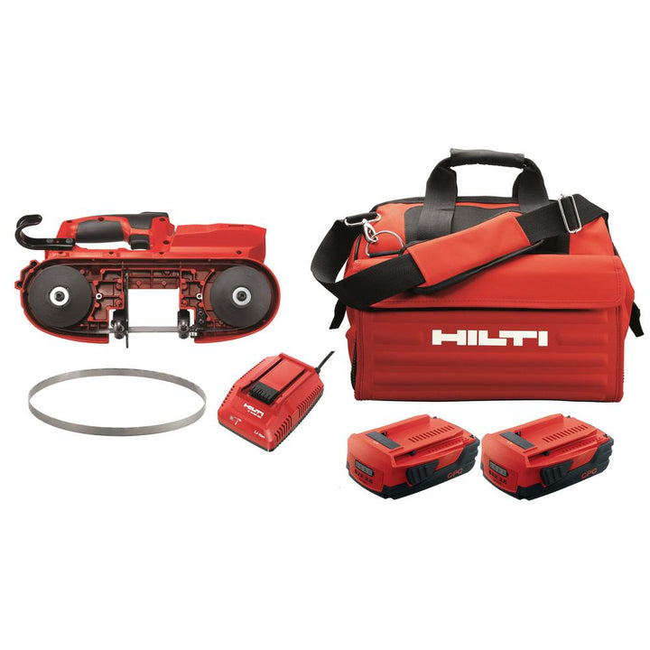 22-Volt SB 4-A22 Cordless Band Saw Kit Includes 3-Pack of 14 TPI / 18 TPI Teeth Blades, Battery, Charger and Tool Bag - Super Arbor