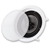 In-Ceiling 8 in. Speaker Pair 3 Way Home Theater Speakers - Super Arbor