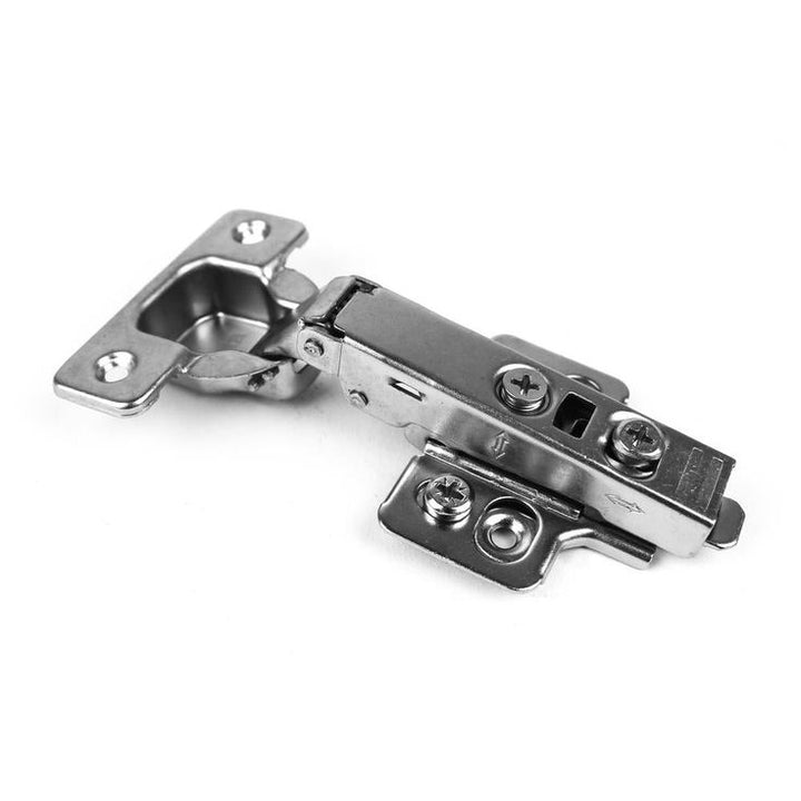 110-Degree 35 mm Full Overlay Soft Close Frameless Cabinet Hinges with Installation Screws (30-Pairs)