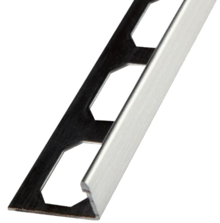 L-Shape Edge 1/2 in. Brushed Nickel Profile