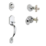 Heritage Black Door Handleset and Egg Knob Trim - Super Arbor