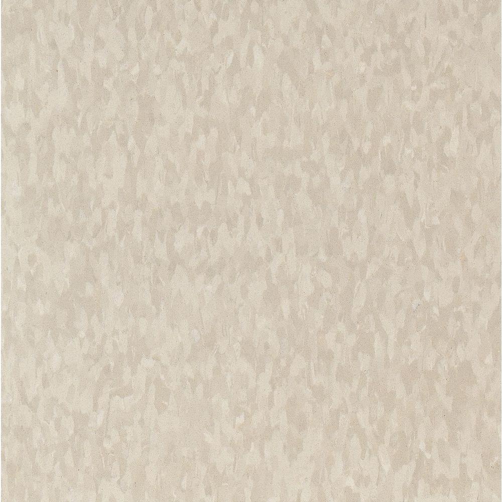 Armstrong Imperial Texture VCT 12 in. x 12 in. Classic White Standard Excelon Commercial Vinyl Tile (45 sq. ft./ case) - Super Arbor