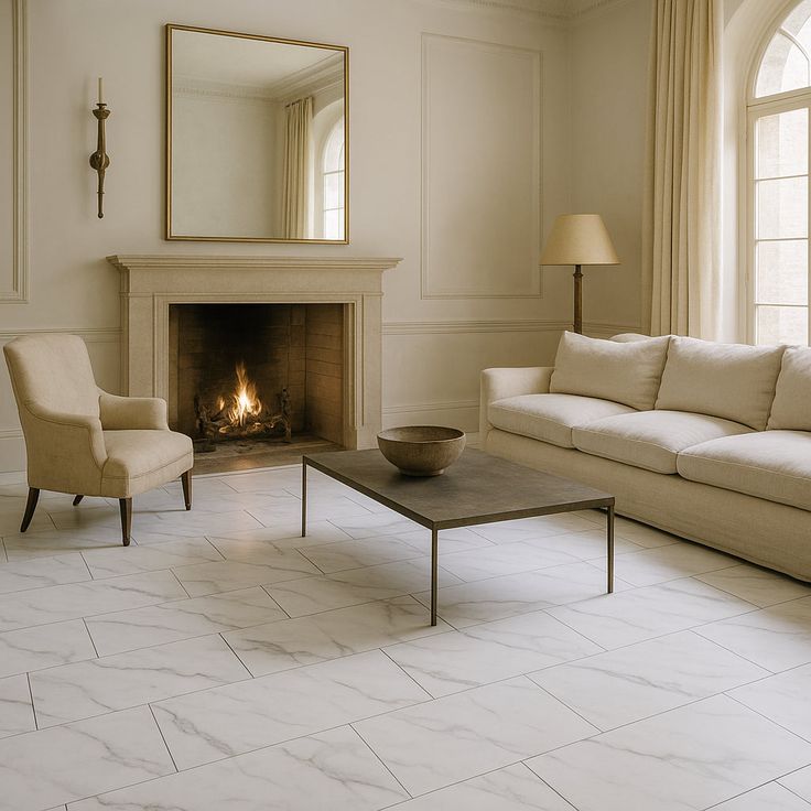 Brookfield Marble 22 MIL x 18.5 in. W x 37 in. L Waterproof Click Lock Luxury Vinyl Tile Flooring (457.2 sq. ft./pallet)