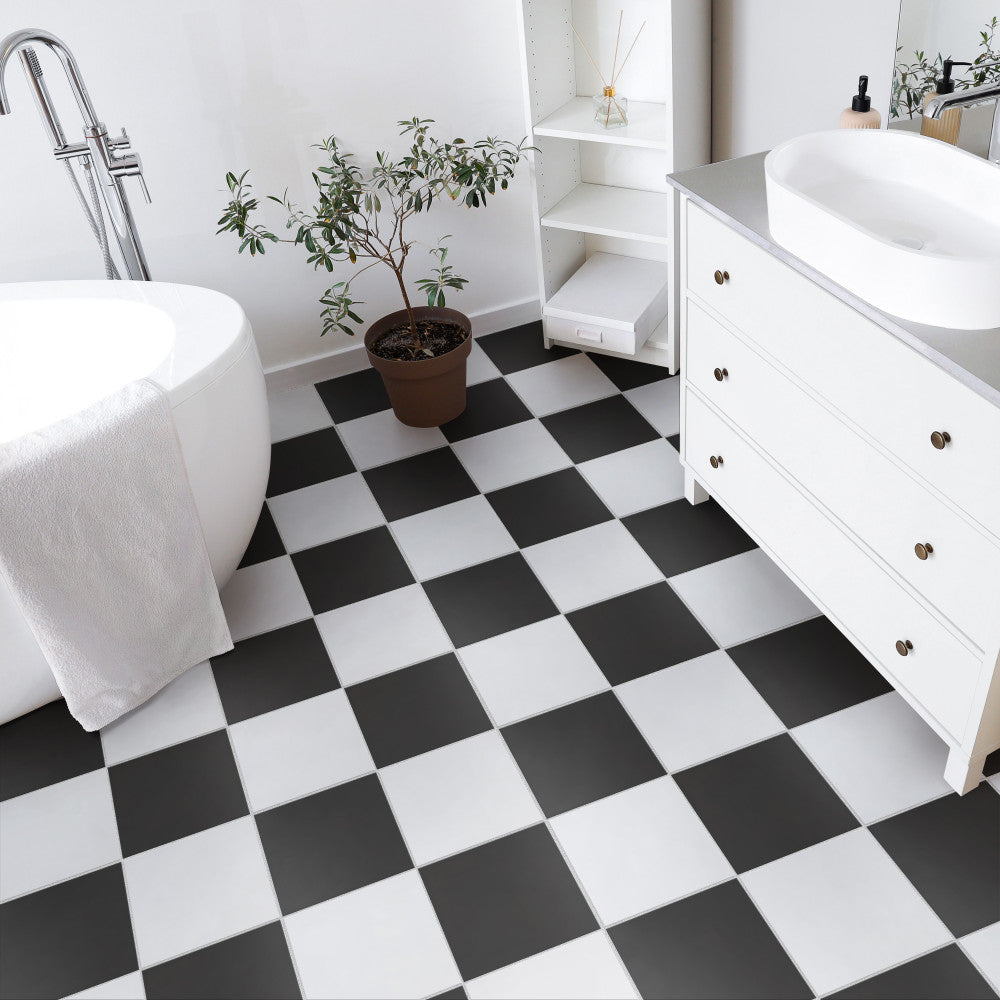 Merola Tile Checker 17-5/8 in. x 17-5/8 in. Ceramic Floor and Wall Tile (11.02 sq. ft. / case)