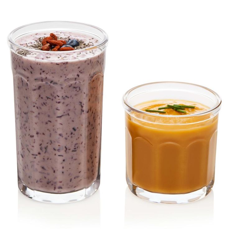 Able 8-Piece Clear Glass Drinkware Set with Lids