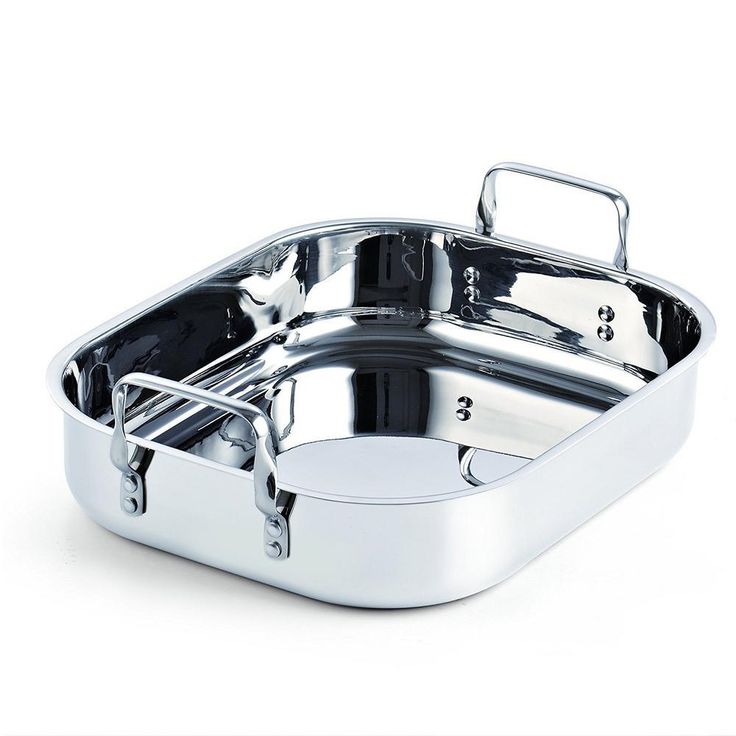 12 Qt. Stainless Steel Roaster Roasting Pan with Rack