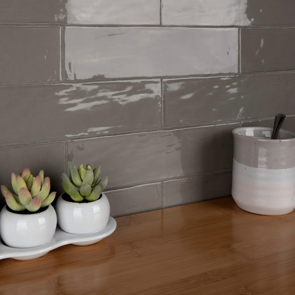 Chester Grey 3 in. x 12 in. Ceramic Subway Wall Tile (5.93 sq. ft. / Case)
