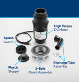 GE Disposall 1/3-HP Continuous Feed Garbage Disposer, Corded (Model GFC365W)