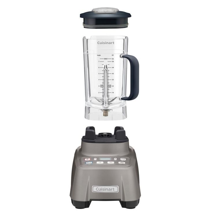 Hurricane 60 oz. 2-Speed Programmable Gunmetal Blender