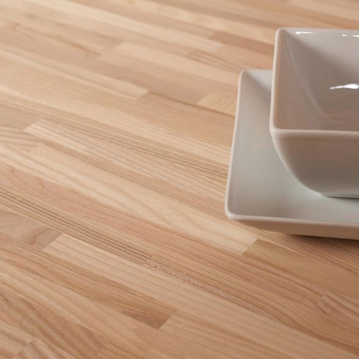 Sparrow Peak Ash 6-ft Unfinished Natural Straight Butcher Block Ash Kitchen Countertop