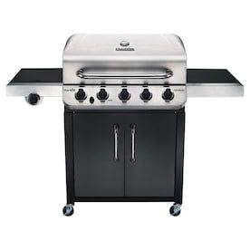 Char-Broil Performance Black and Stainless Steel 5 Liquid Propane Gas Grill with 1 Side Burner