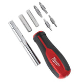 10 in. PACKOUT Tote with 11-in-1 Multi-Tip Screwdriver with Square Drive Bits - Super Arbor
