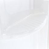 Ovation 30 in. x 48 in. 3-piece Direct-to-Stud Shower Wall in Arctic White - Super Arbor