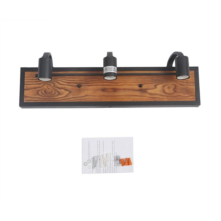 Wayner 3-Light Black Rustic Bathroom Vanity Light Water Pipe Wall Sconce