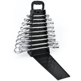 Hyper Tough 18-Piece Combination Wrench Set, Metric & SAE