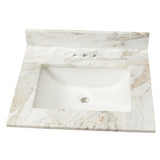 49 in. W Marble Vanity Top in Arabescato Venato - Super Arbor