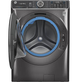 GE UltraFresh Vent System 5-cu ft Stackable Steam Cycle Front-Load Washer (Sapphire Blue) ENERGY STAR