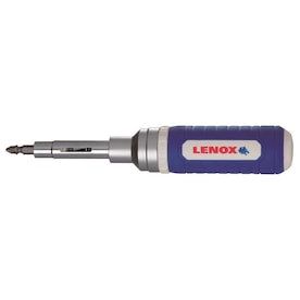 LENOX 9-Piece Plastic Handle Magnetic Ratcheting Multi-Bit Screwdriver Set