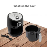 Black Countertop Air Fryer Oven Cooker Healthy Kitchen Convection Air Fry Cooking