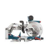 15 Amp 12 in. Corded Dual-Bevel Sliding Glide Miter Saw with 60 Tooth Saw Blade