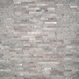 MSI Eclipse Interlocking 12 in. x 12 in. x 8 mm Matte Metal Stone Mesh-Mounted Mosaic Wall Tile (10 sq. ft. / case)