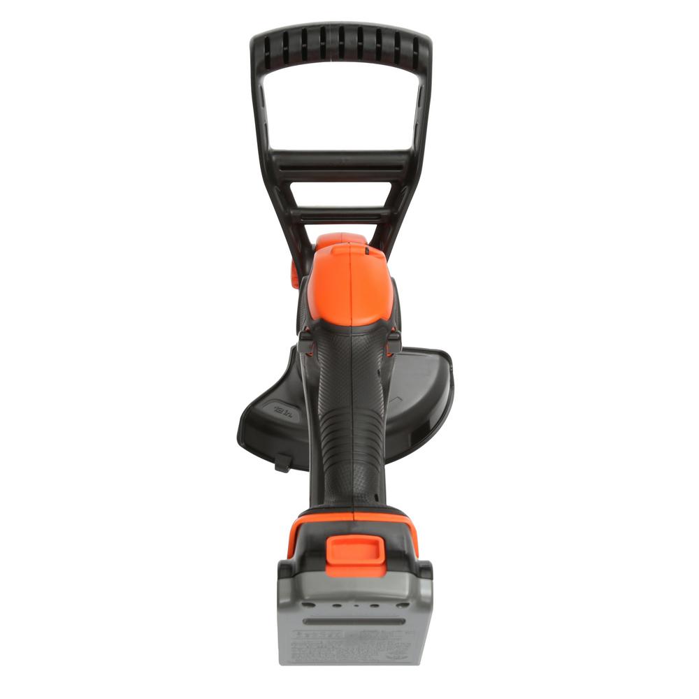 BLACK+DECKER 12 in. 20V MAX Lithium-Ion Cordless 2-in-1 String Grass Trimmer/Lawn Edger with (1) 2.5Ah Battery and Charger Included - Super Arbor