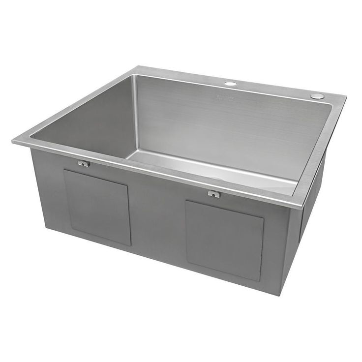 Drop-In Tight Radius Topmount Stainless Steel 25 in. 16-Gauge Single Bowl Kitchen Sink