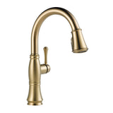 Cassidy Touch Single-Handle Pull-Down Sprayer Kitchen Faucet in Lumicoat Champagne Bronze - Super Arbor