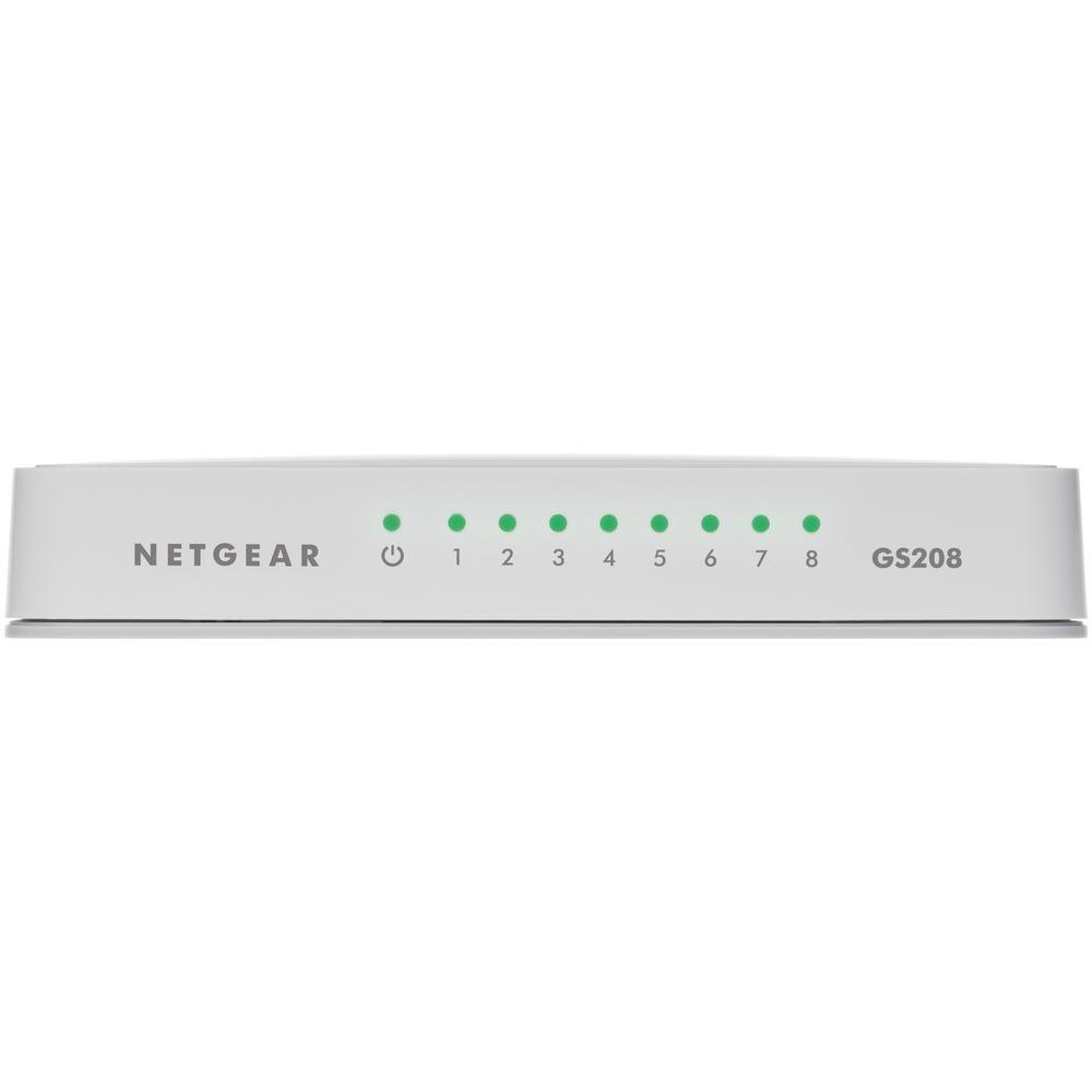 8-Port Gigabit Ethernet Home/Office Network Unmanaged Switch - Super Arbor