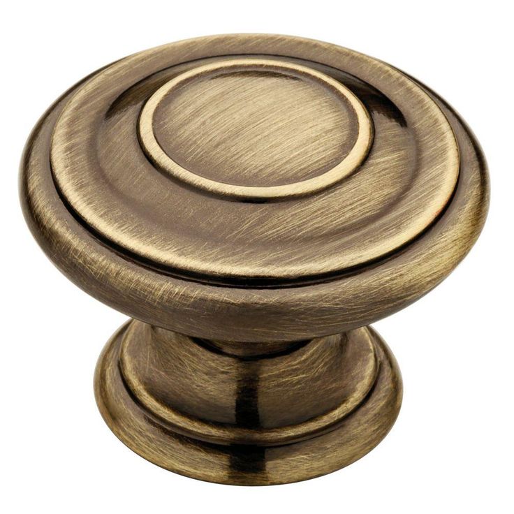 Harmon 1-3/8 in. (35mm) Matte Black Round Cabinet Knob